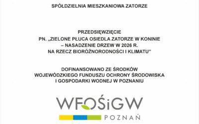 ZIELONE PŁUCA OSIEDLA ZATORZE
