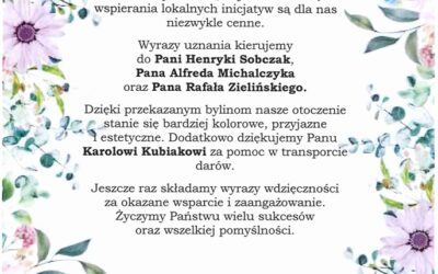 PODZIĘKOWANIA